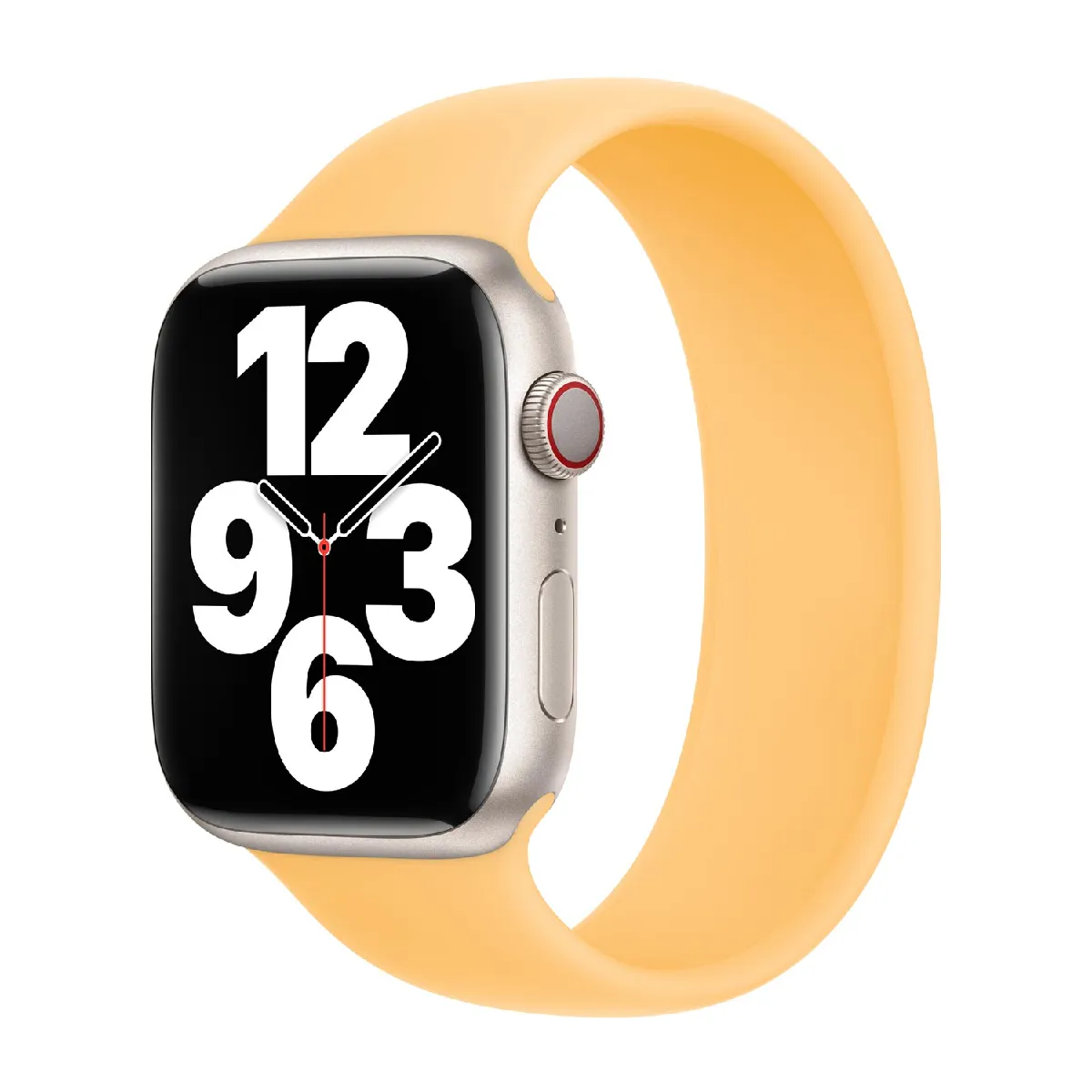 Bracelet Apple Watch 42mm Boucle unique en Silicone - vue 4