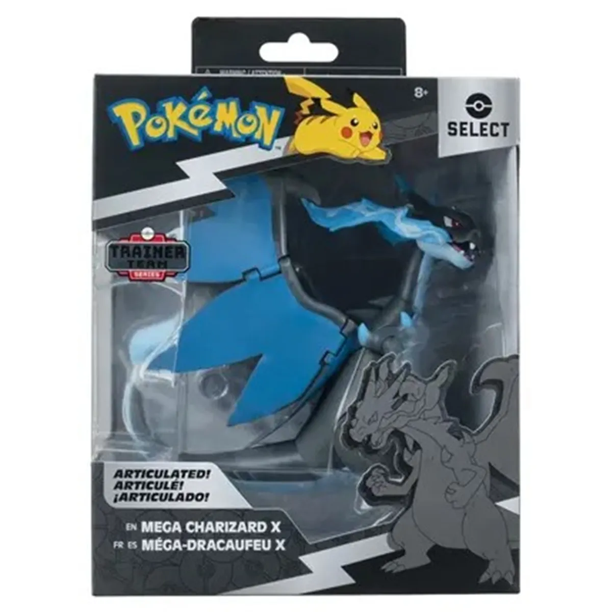 Jazwares Multicolore Figurine Pokémon Pokémon Select Méga-Dracaufeu X 15 Cm Articulée 15+ Points - Neuf - Image 3