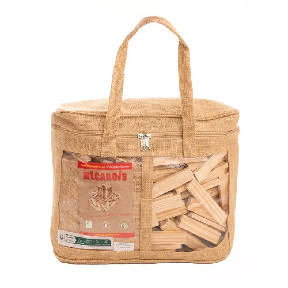 Mecabois Marron Jeu De Construction Bois