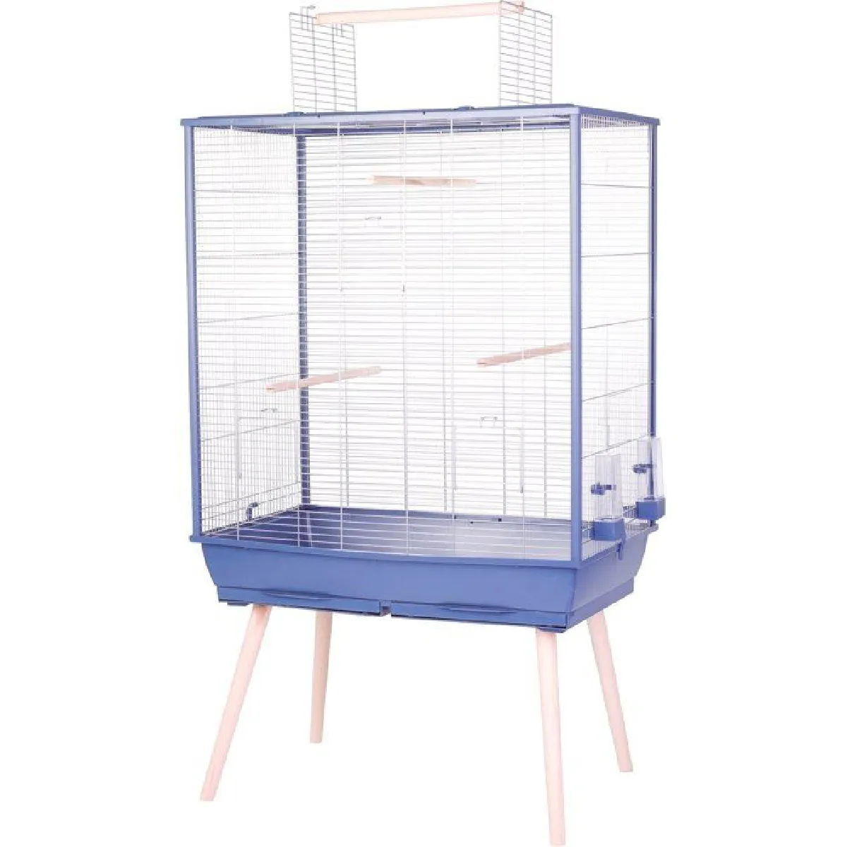 Meilleurs prix pour ZOLUX Cage grillagée surélevée pour oiseau Néolife - Pour perruche calopsitte canari - 81 x 48 x 152 cm - Néolife - Bleu