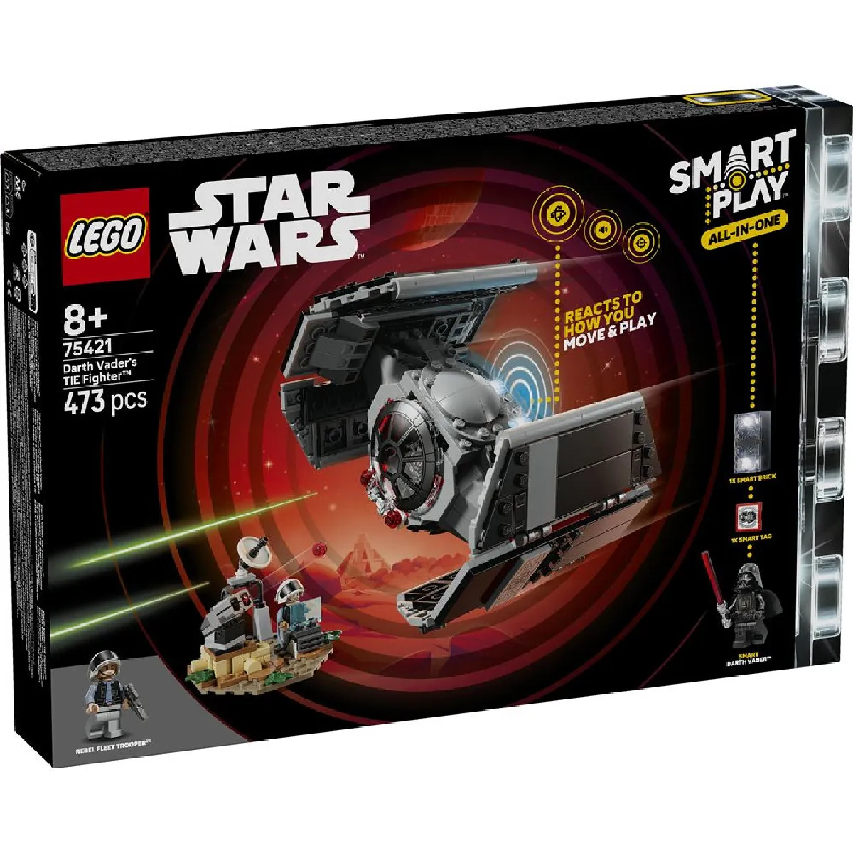 LEGO Star Wars 75421 - TIE Fighter de Dark Vador - 473 pièces