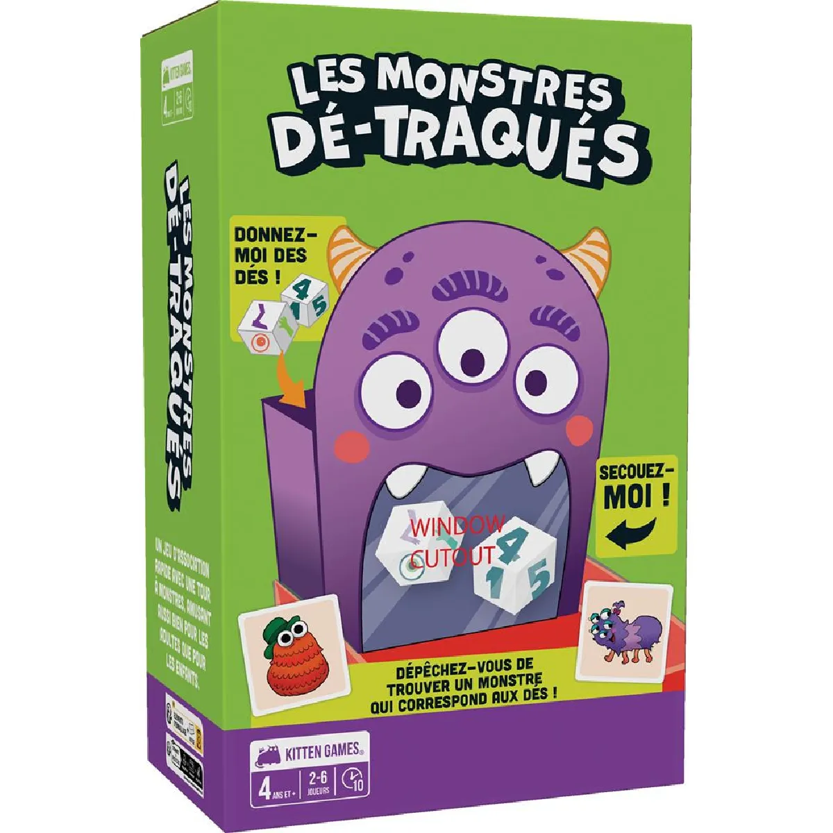 Asmodee Les Monstres Dé-Traqués - Multicolore