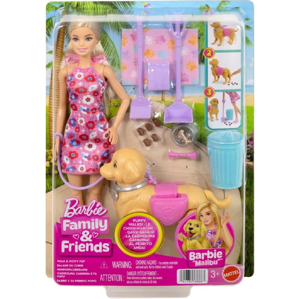 Barbie Walk & Potty Pup - vue 2