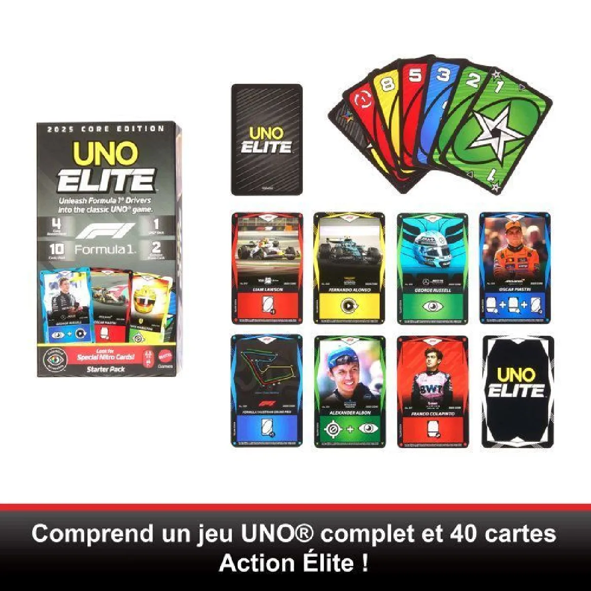 Uno Formula 1 - Jeu de cartes