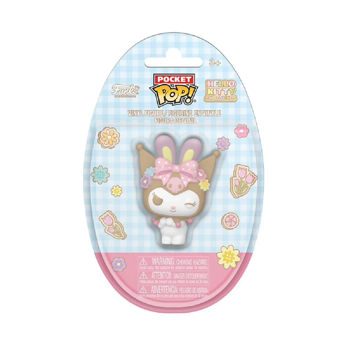Figurine Funko Pocket Pop Egg Hello Kitty Spring Kuromi - vue 2