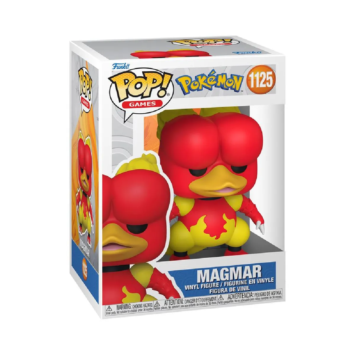 Figurine Funko Pop Games Pokémon Magmar - vue 3
