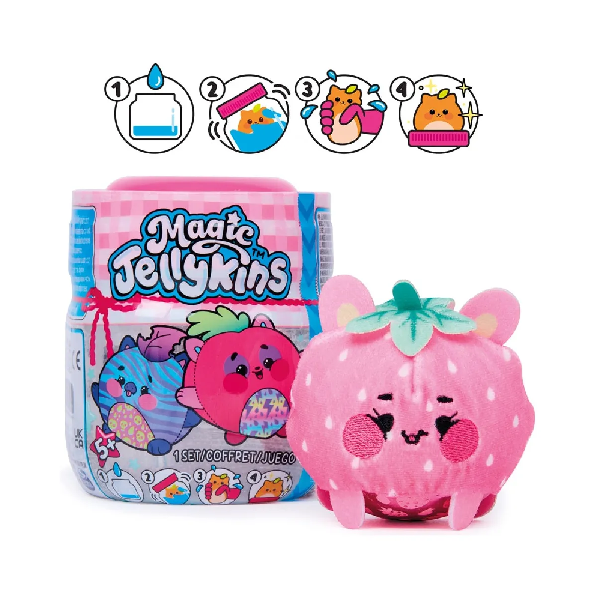 SPIN MASTER Magic Jellykins - Peluche surprise activable à l'eau - 1 pc