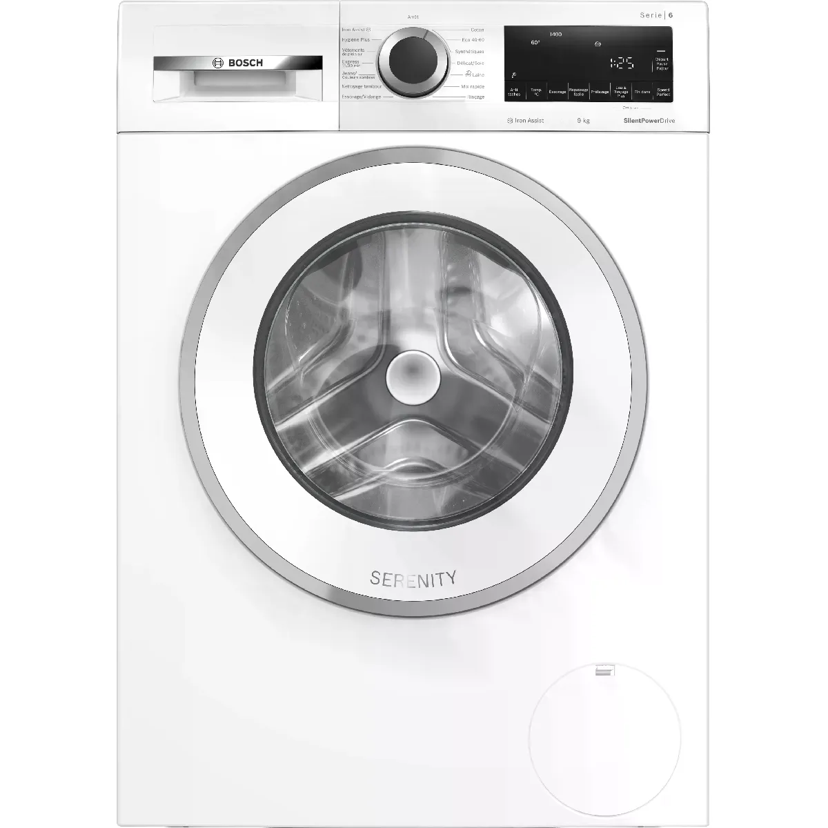 Lave-Linge Hublot Bosch WGG244ZSFR Série 6 – 9 Kg, 1400 tr/min, Iron Assist - vue 7