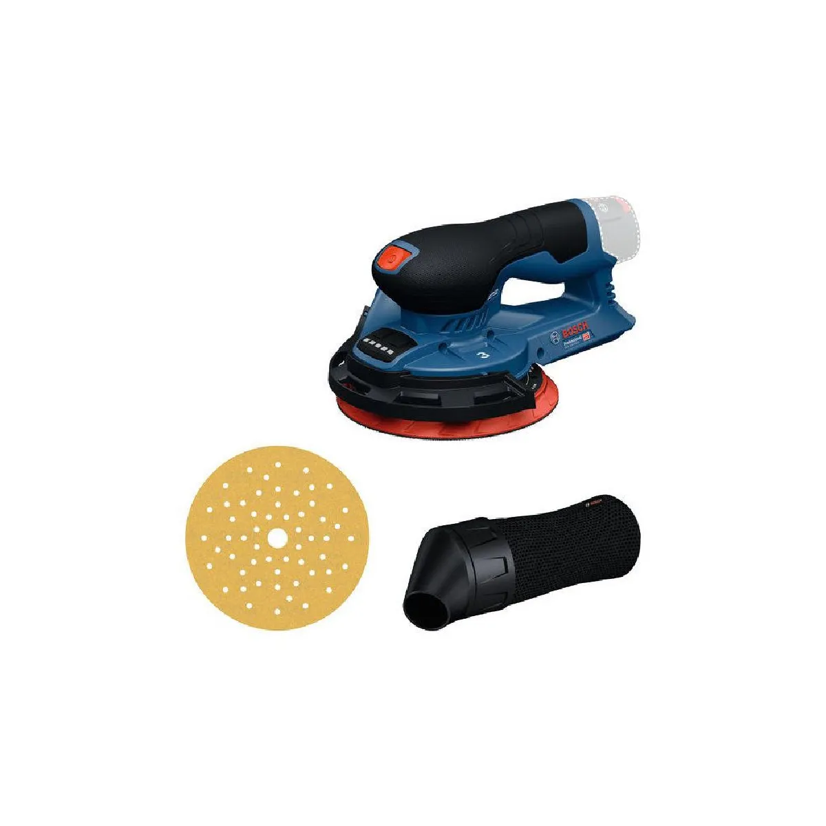 Ponceuse excentrique sans fil BOSCH PROFESSIONAL GEX 12V 150 3 12V 150 mm Feuille abrasive G120 + bague + sac +plateau - vue 3