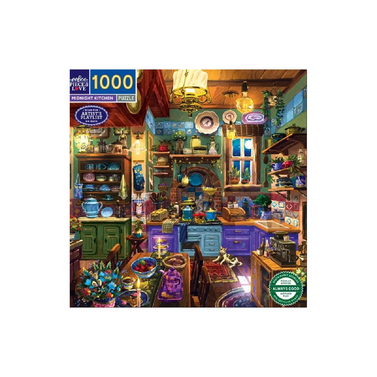 Eeboo PZT706 - Midnight Kitchen - 1000 pièces