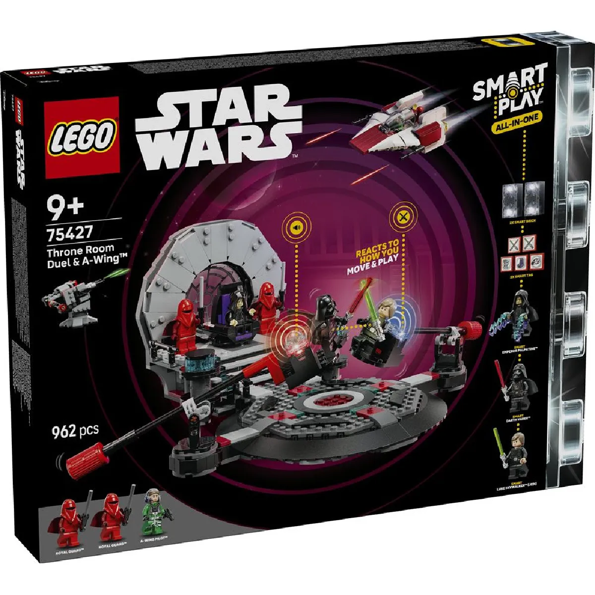 LEGO 75427 SMART Play - Duel dans la salle du trône & A-Wing