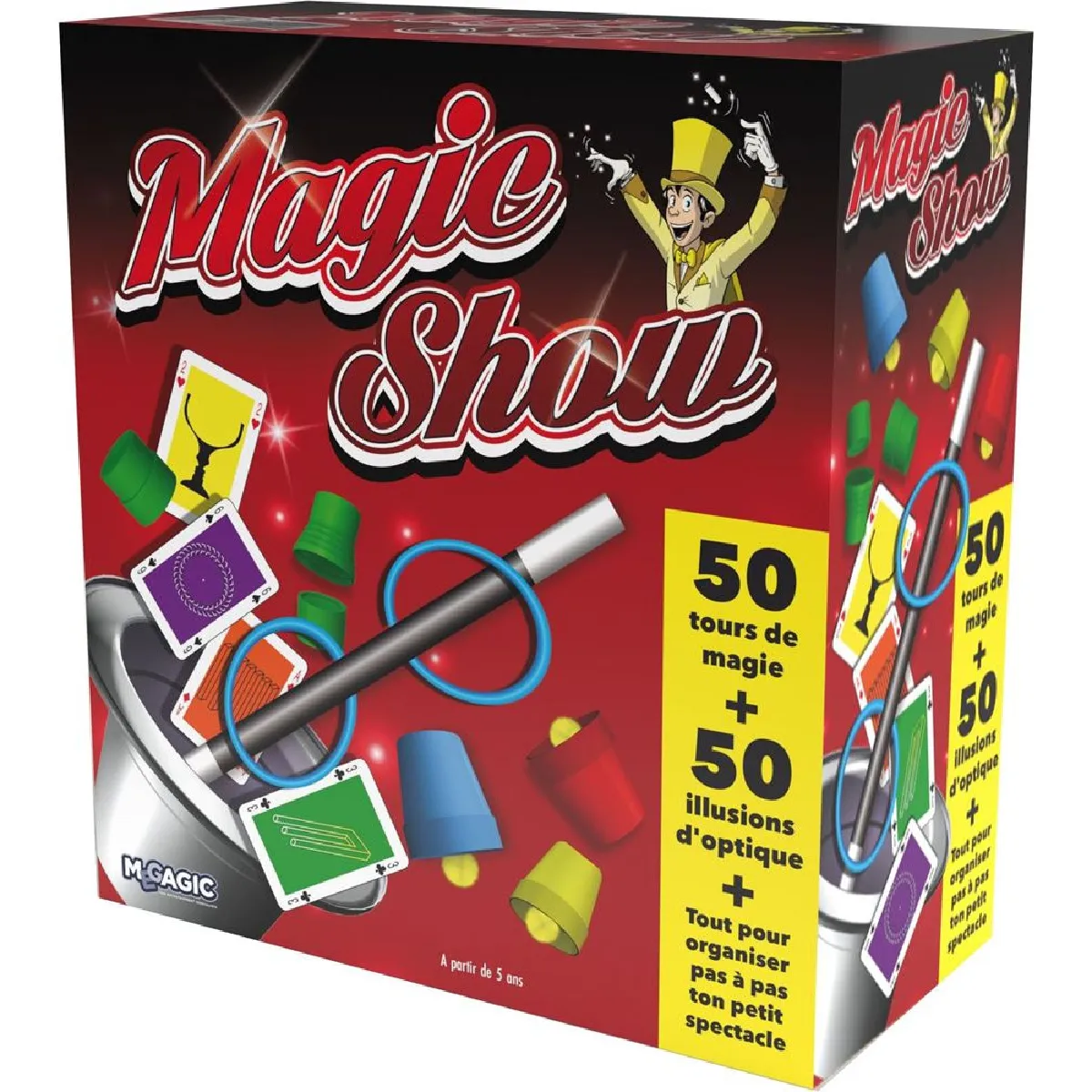 Megagic Magic Show - Coffret Magie 50 Tours - Multicolore