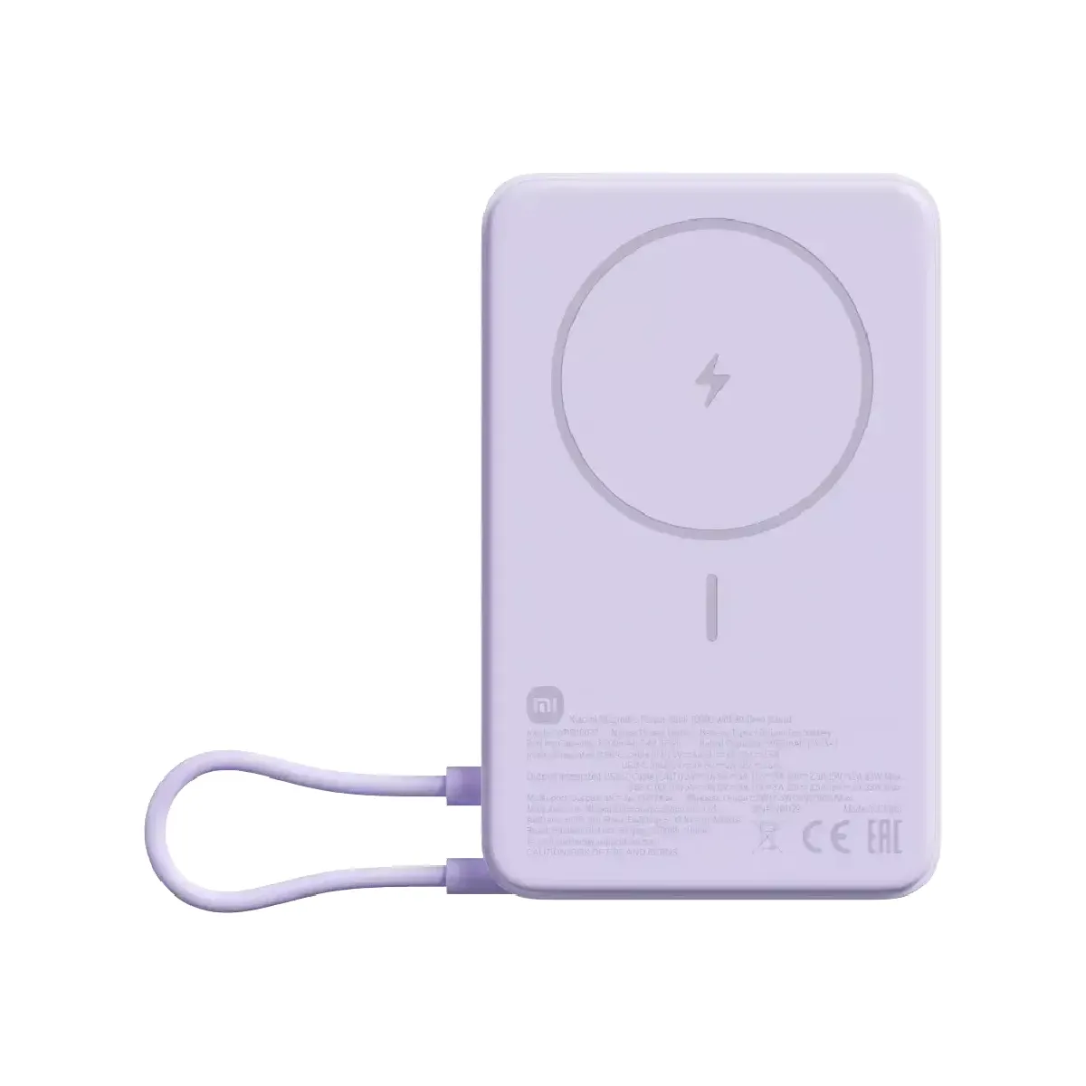 Xiaomi Magnetic Power Bank 10000 mAh avec Support Intégré - Violet
