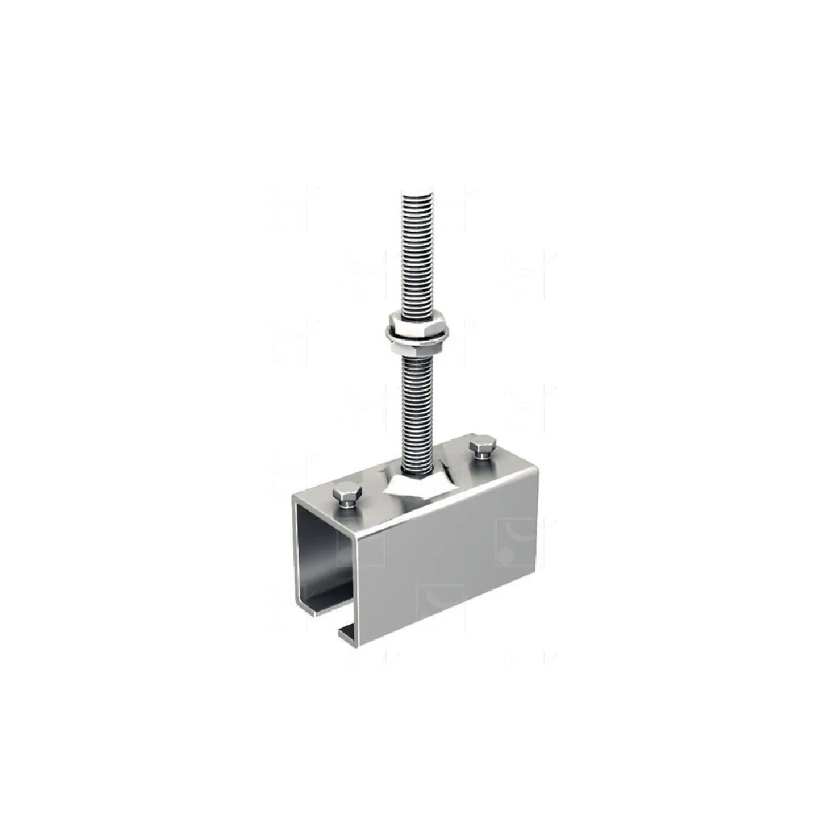 Mantion Manchon support tige longue 6256ML pour rail SPORTUB 62x55mm avec tige M14 - Image 2