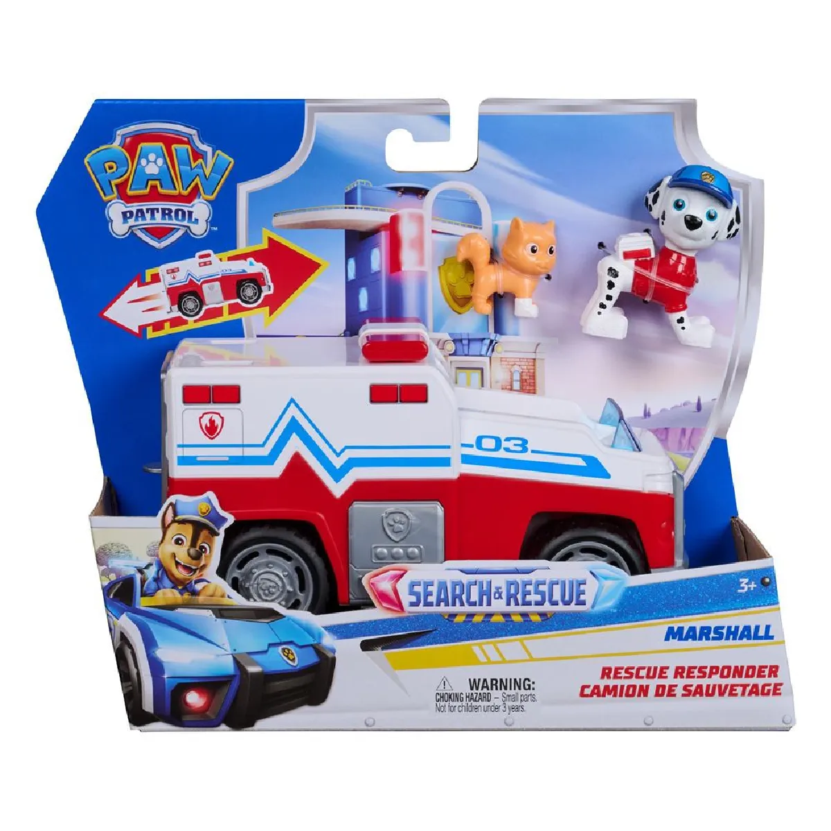 Spin Master Paw Patrol Camion de Sauvetage Marshall