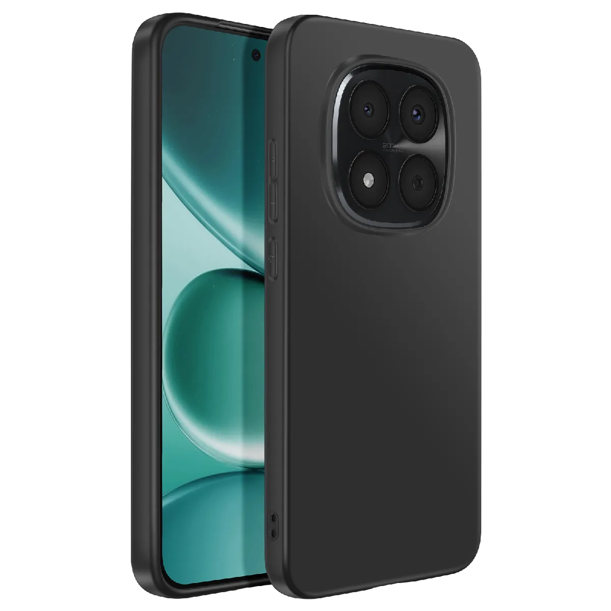 Mayaxess Noir Coque Pour Redmi Note 15 Pro 5G En Silicone Souple Antichocs