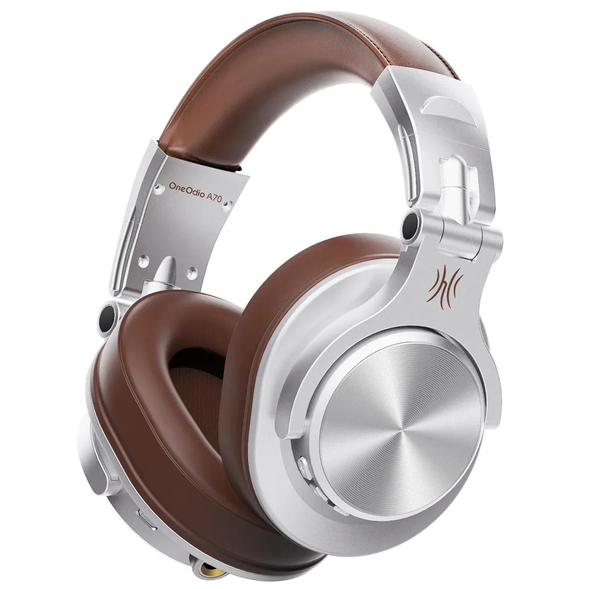Casque audio bluetooth 5.2 studio dj autonomie oneodio fusion a70 Or - vue 5