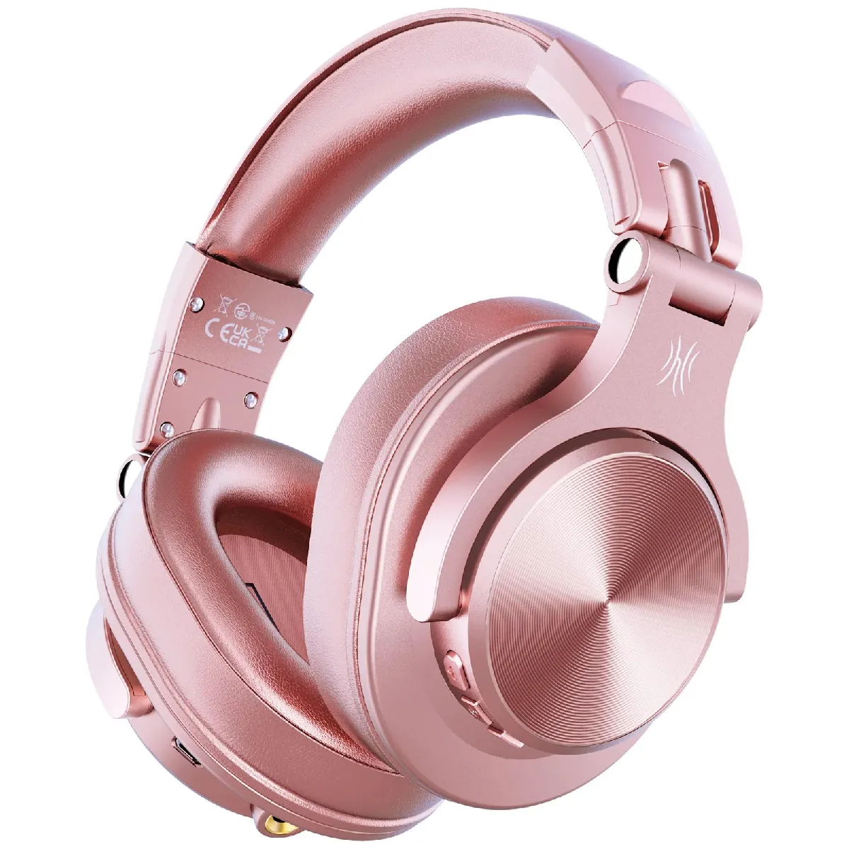 Casque audio bluetooth 5.2 studio dj autonomie oneodio fusion a70 Or - vue 4