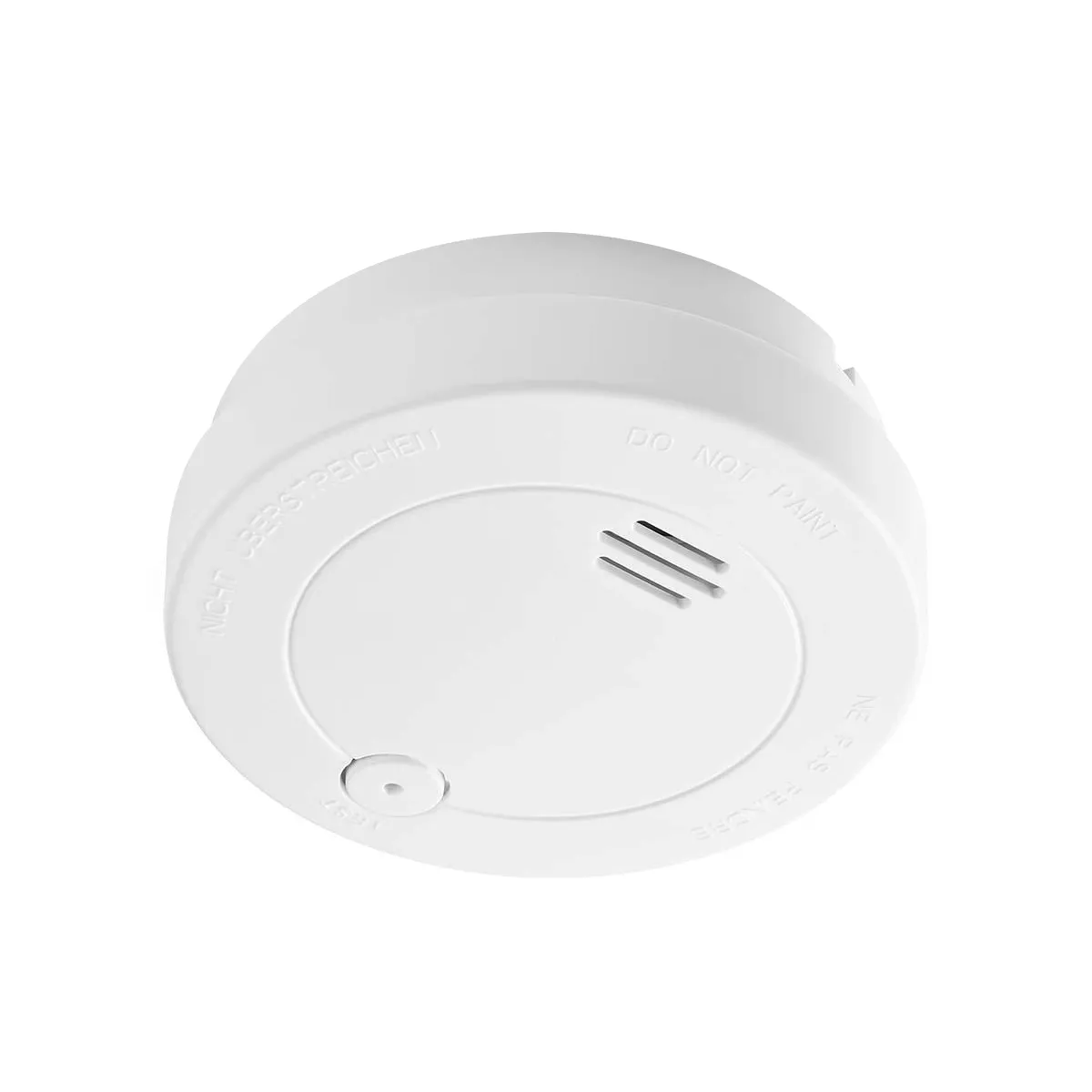 NEDIS  D&eacute;tecteur de Fum&eacute;e pour Maison avec Alarme 85 dB et Bouton Test Blanc