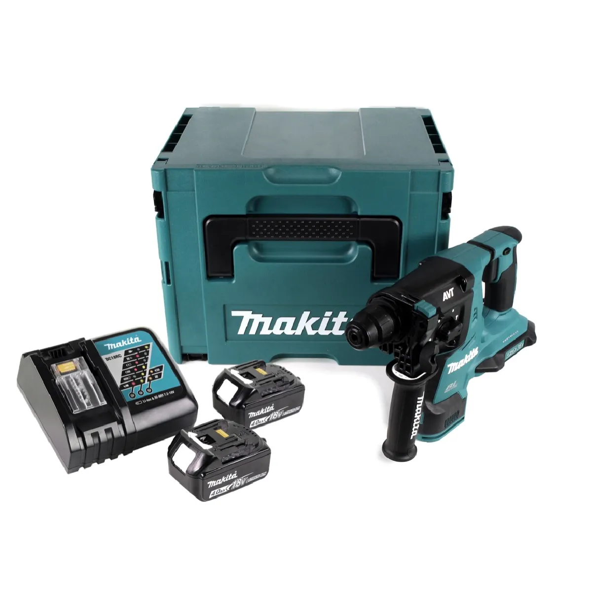 Makita DHR280RMJ Perforateur sans fil SDS PLUS + 2 x 4 0Ah 18V + MakPac sans chargeur