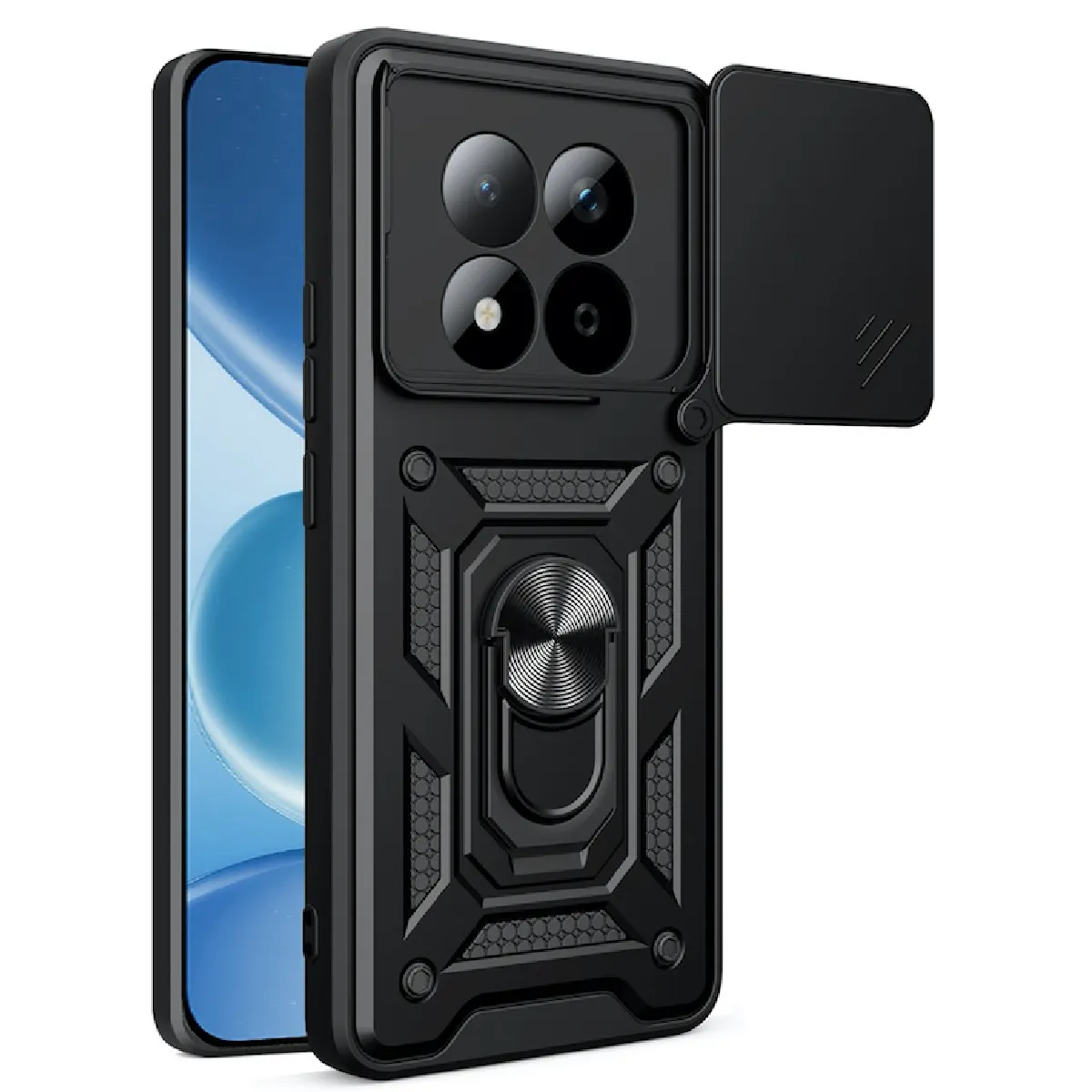 Htdmobiles Noir Coque Antichoc Xiaomi Redmi Note 15 Pro 4G