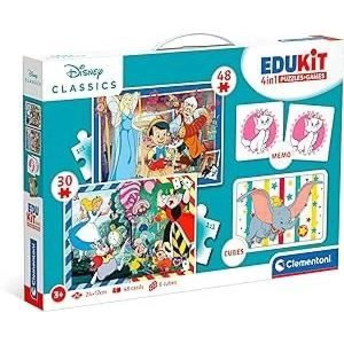 Clementoni coffret apprentissage Disney 4 en 1