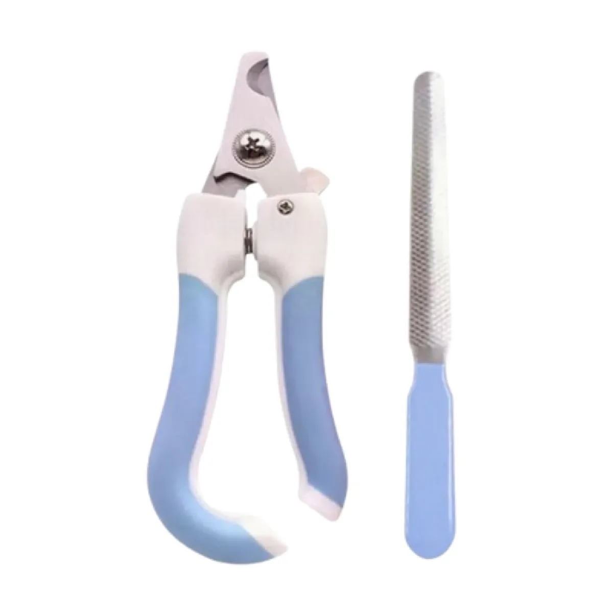 Coupe-ongles bleu pour chats avec garde de sécurité S