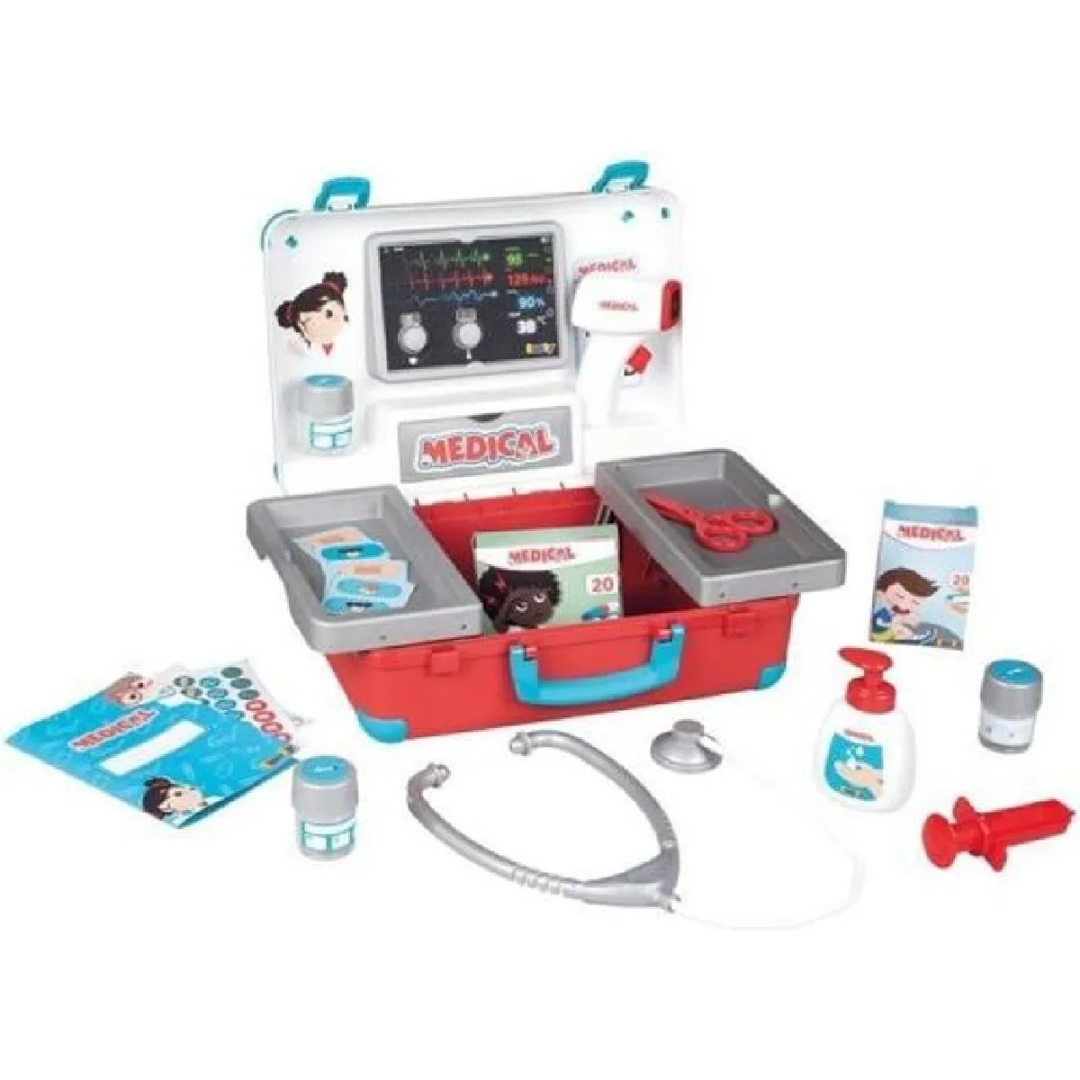 Smoby Mallette médicale jouet - Rouge