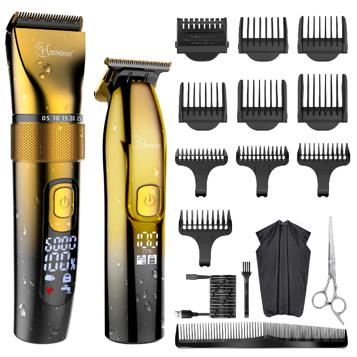 Non Communiqué Homme Tondeuse Corps - Barbe - Cheveux Hatteker Sans Fil - Image 2