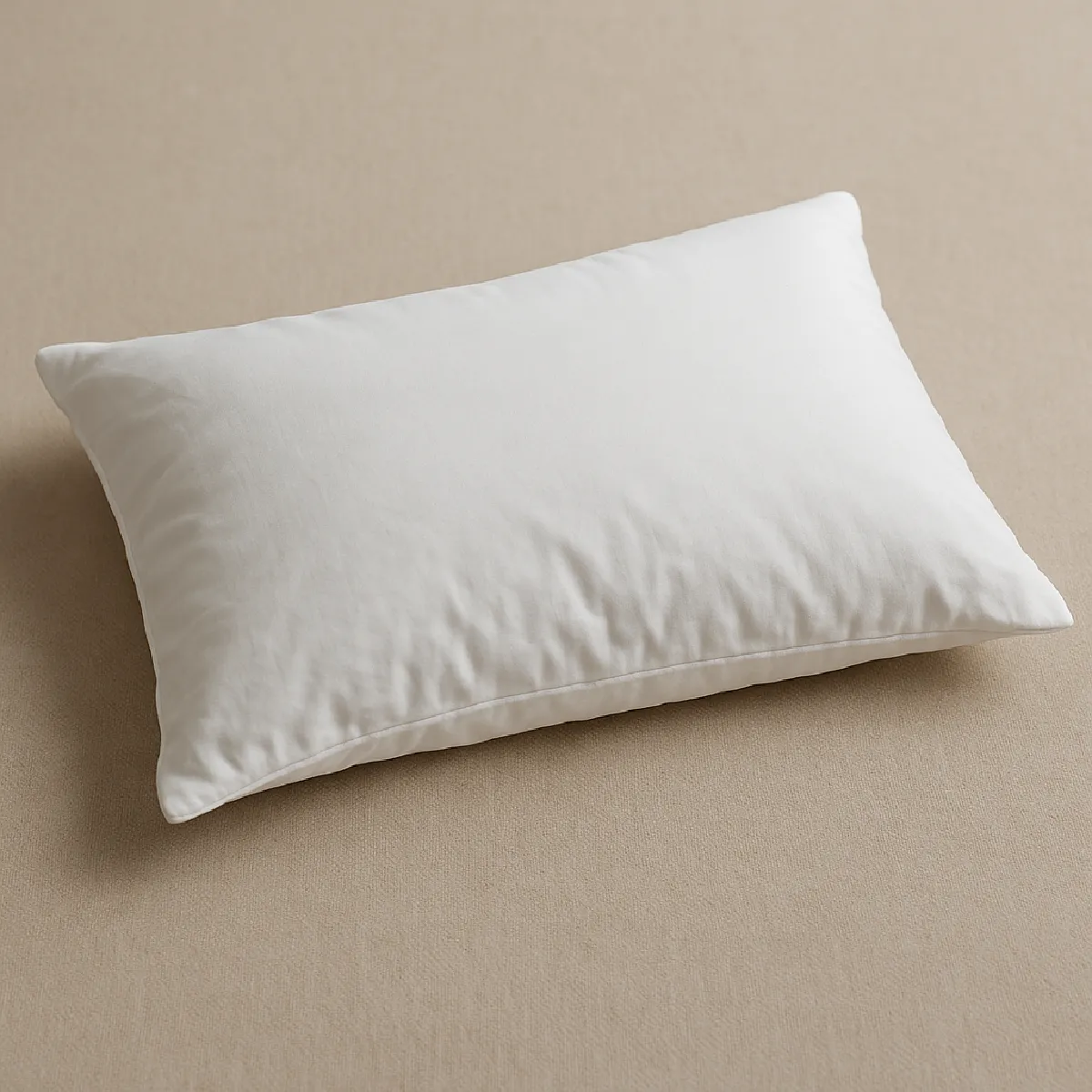 MORTREUX Oreiller Blanc Coton Percale Moelleux 45x70 - 3983