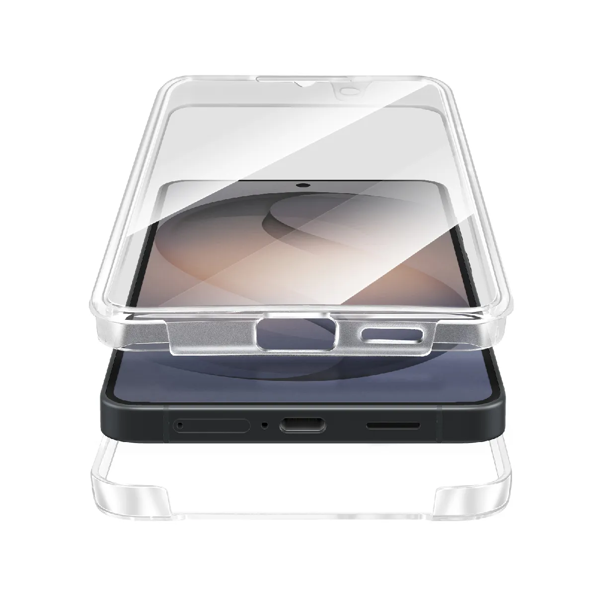Avizar Coque Intégrale Pour Galaxy S26 Protection 360° En Silicone Transparent - Image 2
