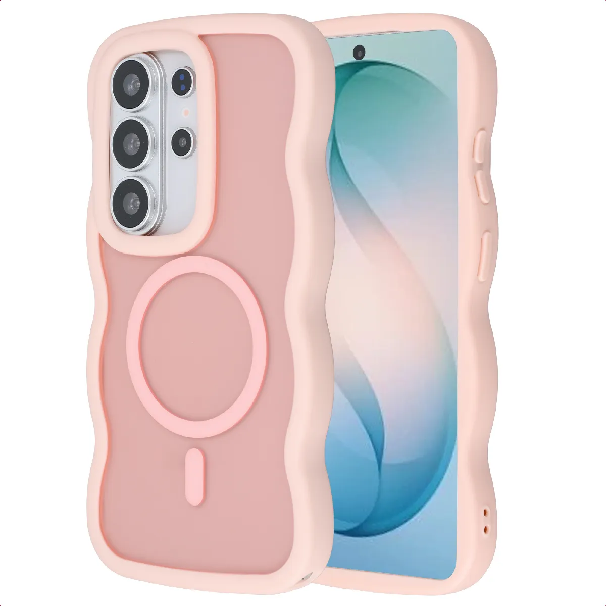 Selencia Rose Coque Wavy Samsung Galaxy S26 Ultra