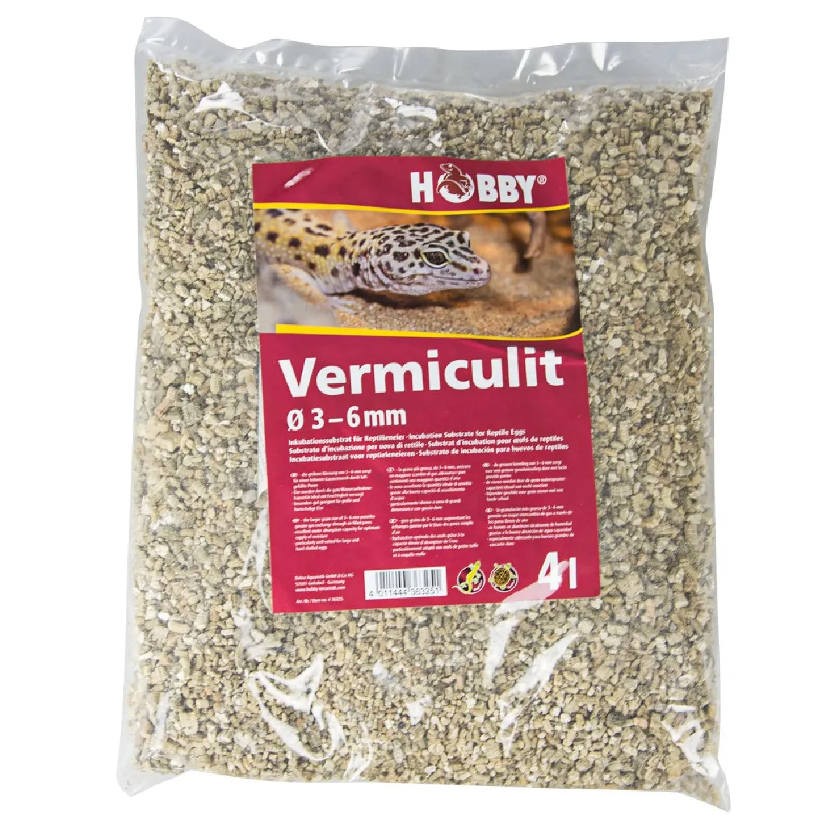Meilleurs prix pour Hobby Vermiculit Substrat pour Reptile/Amphibien 0-4 mm 4 L