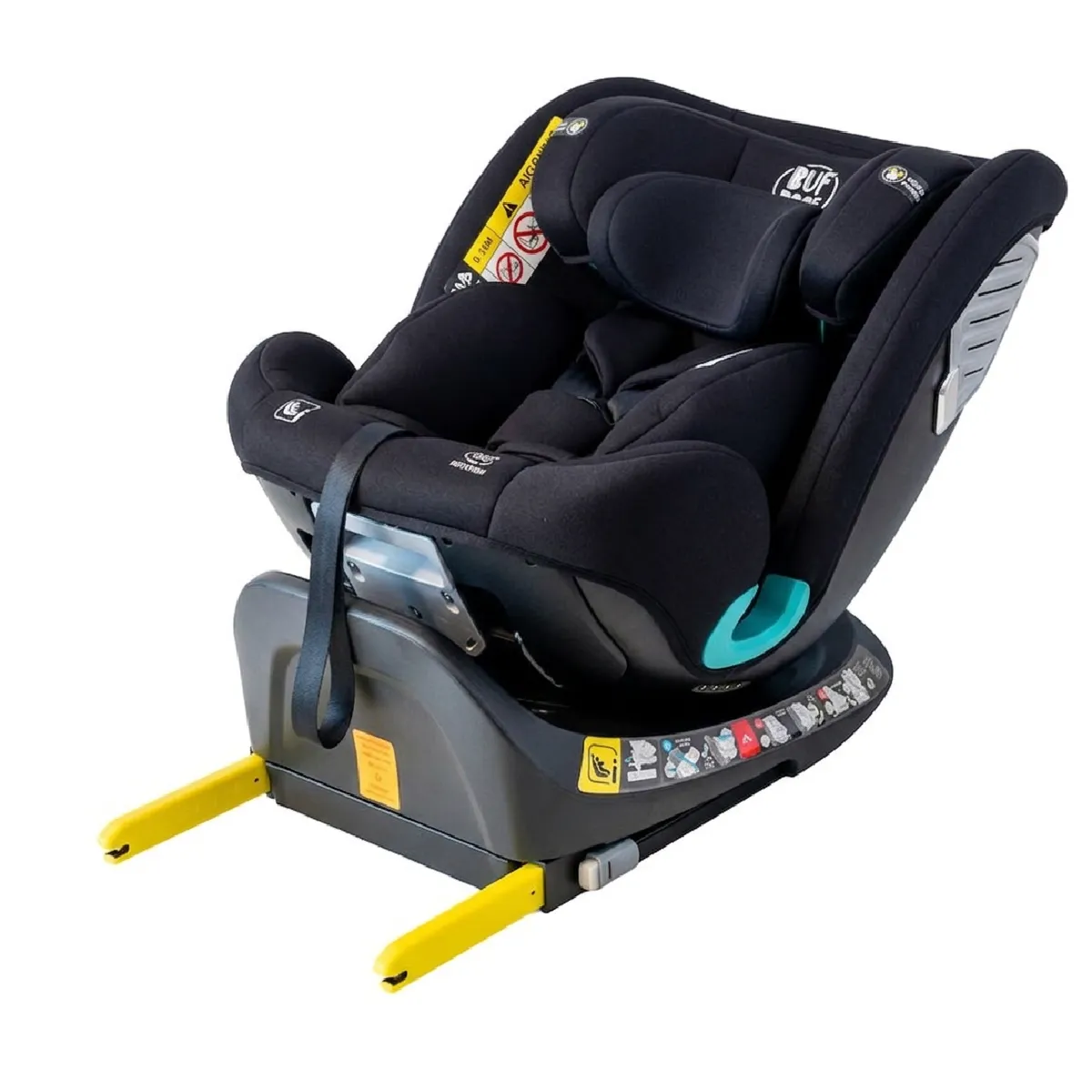 Siège enfant BUF BOOF® i Size R129 40–150 cm pivotant à 360° ISOFIX - vue 3