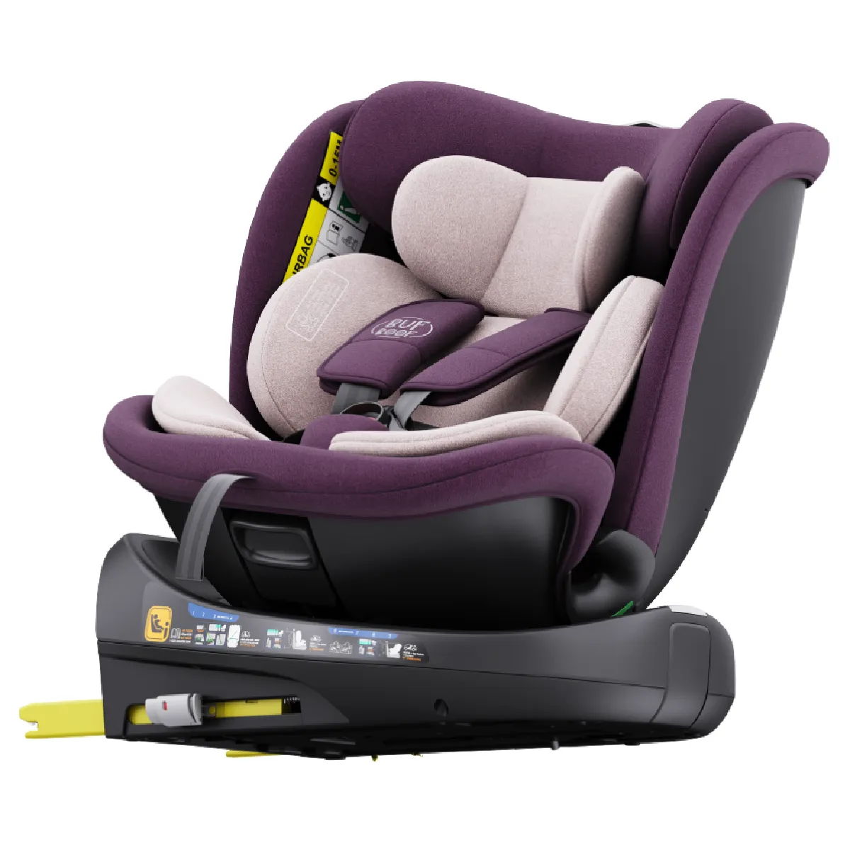 BUF BOOF® B Joy DELUXE i Size Siège Auto 360° Pivotant ISOFIX R129 40–150 cm SIPS - vue 3
