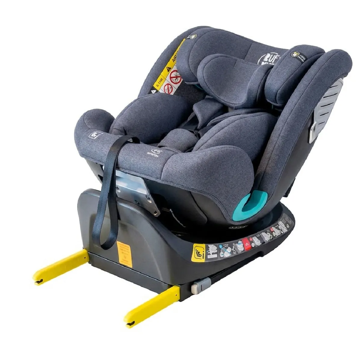 Siège enfant BUF BOOF® i Size R129 40–150 cm pivotant à 360° ISOFIX - vue 2