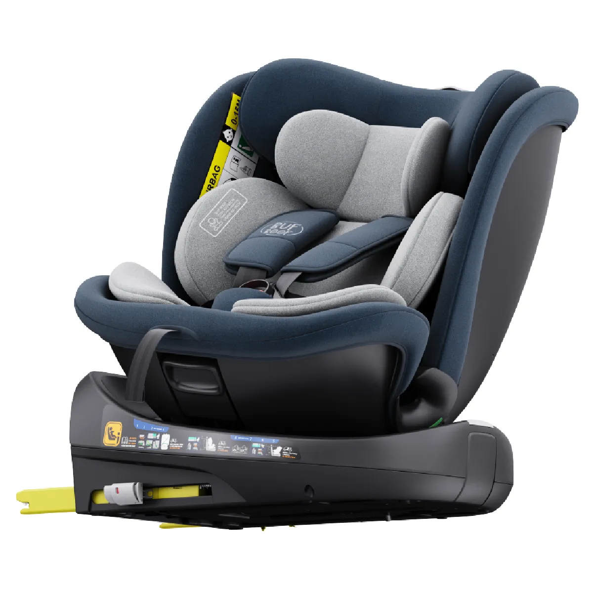 BUF BOOF® B Joy DELUXE i Size Siège Auto 360° Pivotant ISOFIX R129 40–150 cm SIPS