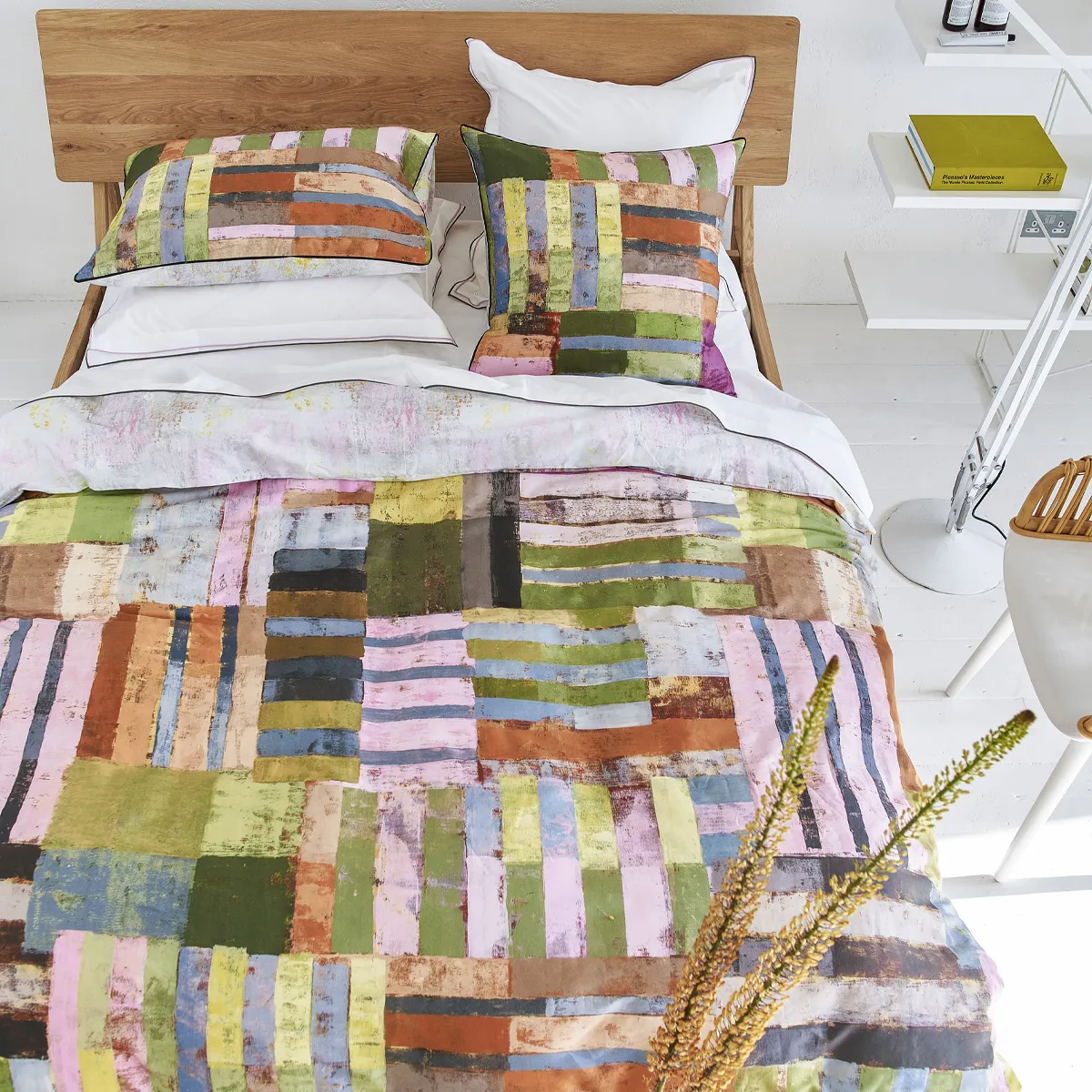 DESIGNERS GUILD  Housse de couette en Satin de coton - 140 x 200 cm - Multicolore