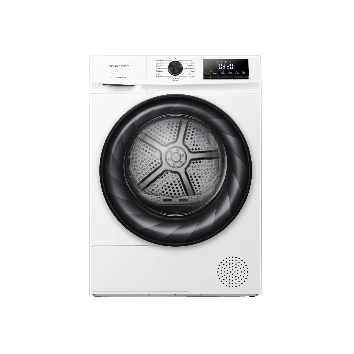 Lave-Linge Schneider SCLLF814-WA – 8 Kg, Économie d'Énergie, Technologie Vapeur - vue 5