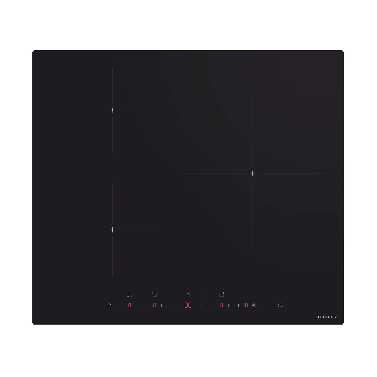 Schneider SCTI603BS Table induction 3 feux Neuf - vue 4