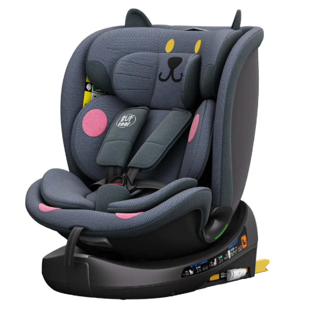 BUF BOOF® B Joy DELUXE i Size Siège Auto 360° Pivotant ISOFIX R129 40–150 cm SIPS - vue 6
