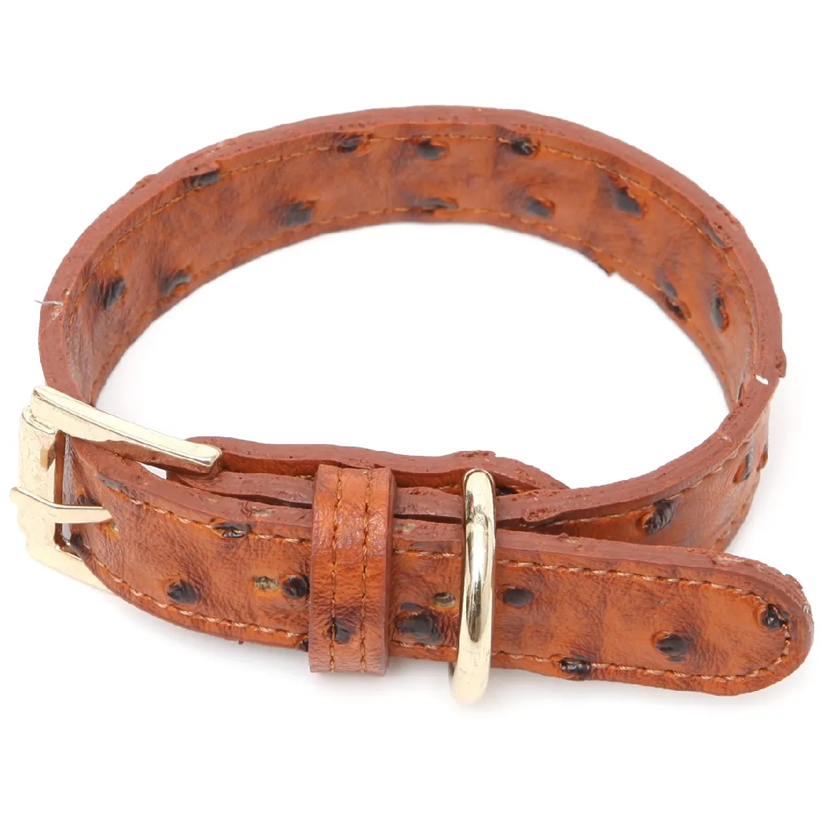 Comparer les prix de Puppy Angel Collier Angione Ostrich Marron Taille S