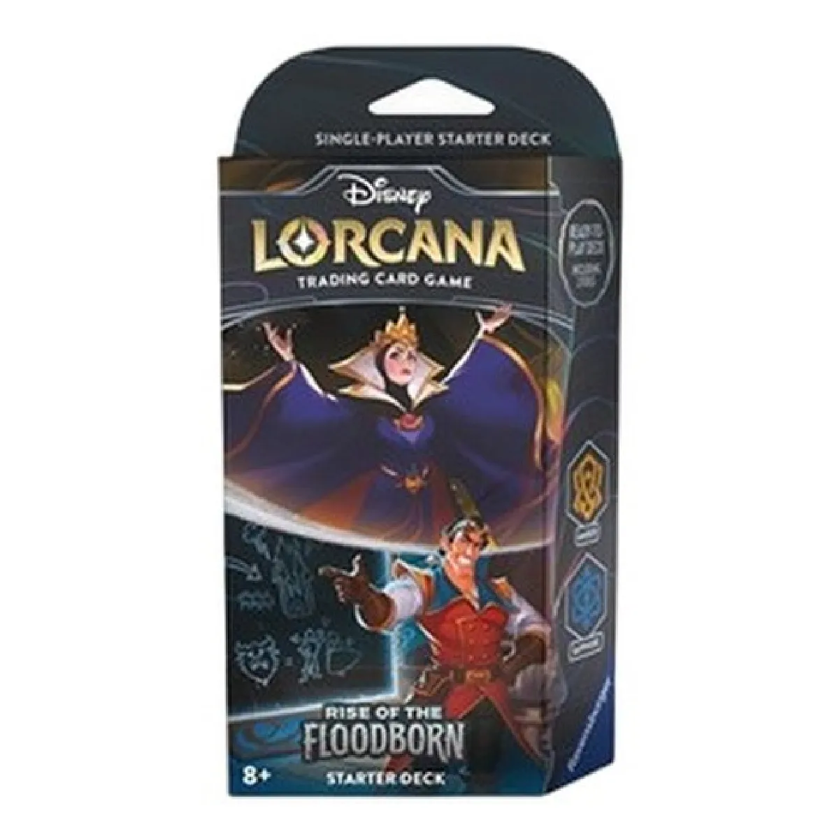 Jeu de Cartes Disney Lorcana 11098235 – Deck de Démarrage Ambre & Saphir