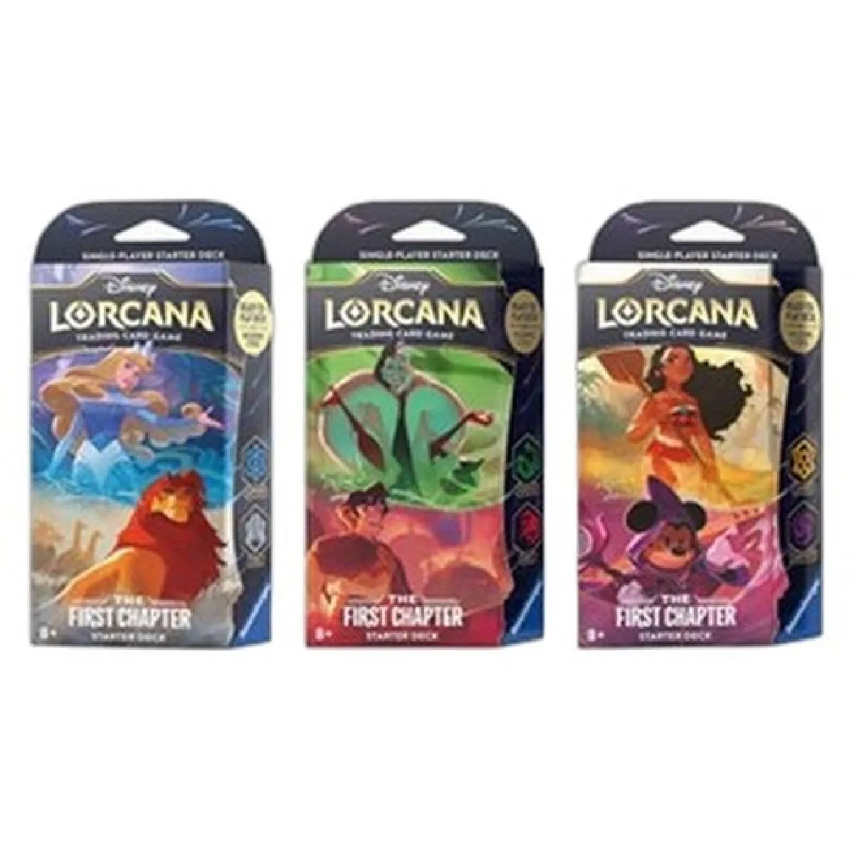 Lorcana The First Chapter: 3 Starter Deck Set