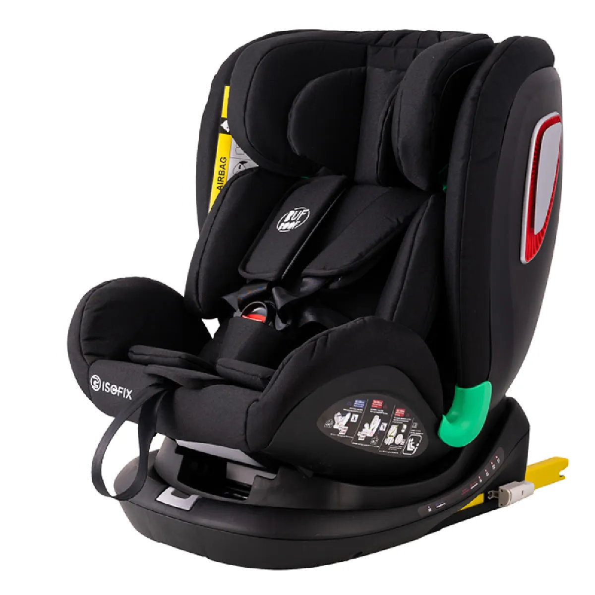 BUF BOOF® Platinum DELUXE i Size Siège Auto Pivotant 360° ISOFIX avec Top Tether R129 - vue 3
