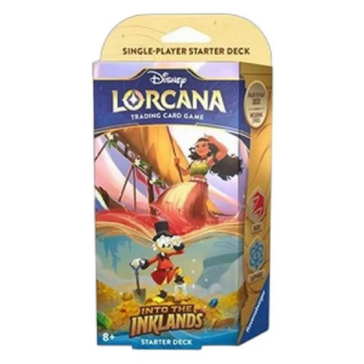 Lorcana Into the Inklands: Ruby & Sapphire Starter Deck - vue 1