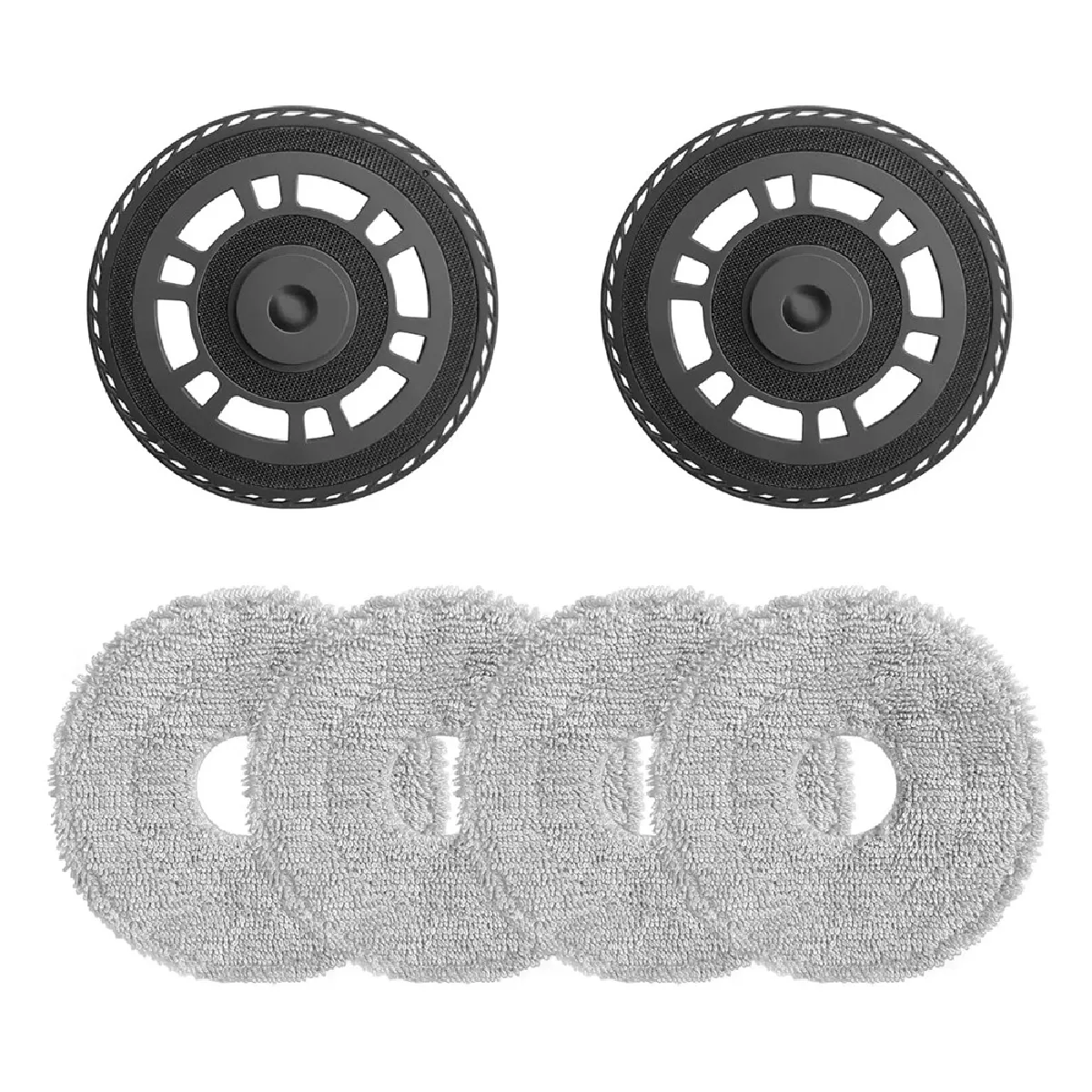 Inf Gris Support Compatible Avec Accessoires De Robot Aspirateur Dreame X10 X20 X30 X40 L20, Support De Chiffon Pour Module De Nettoyage Humide - Neuf - Image 2