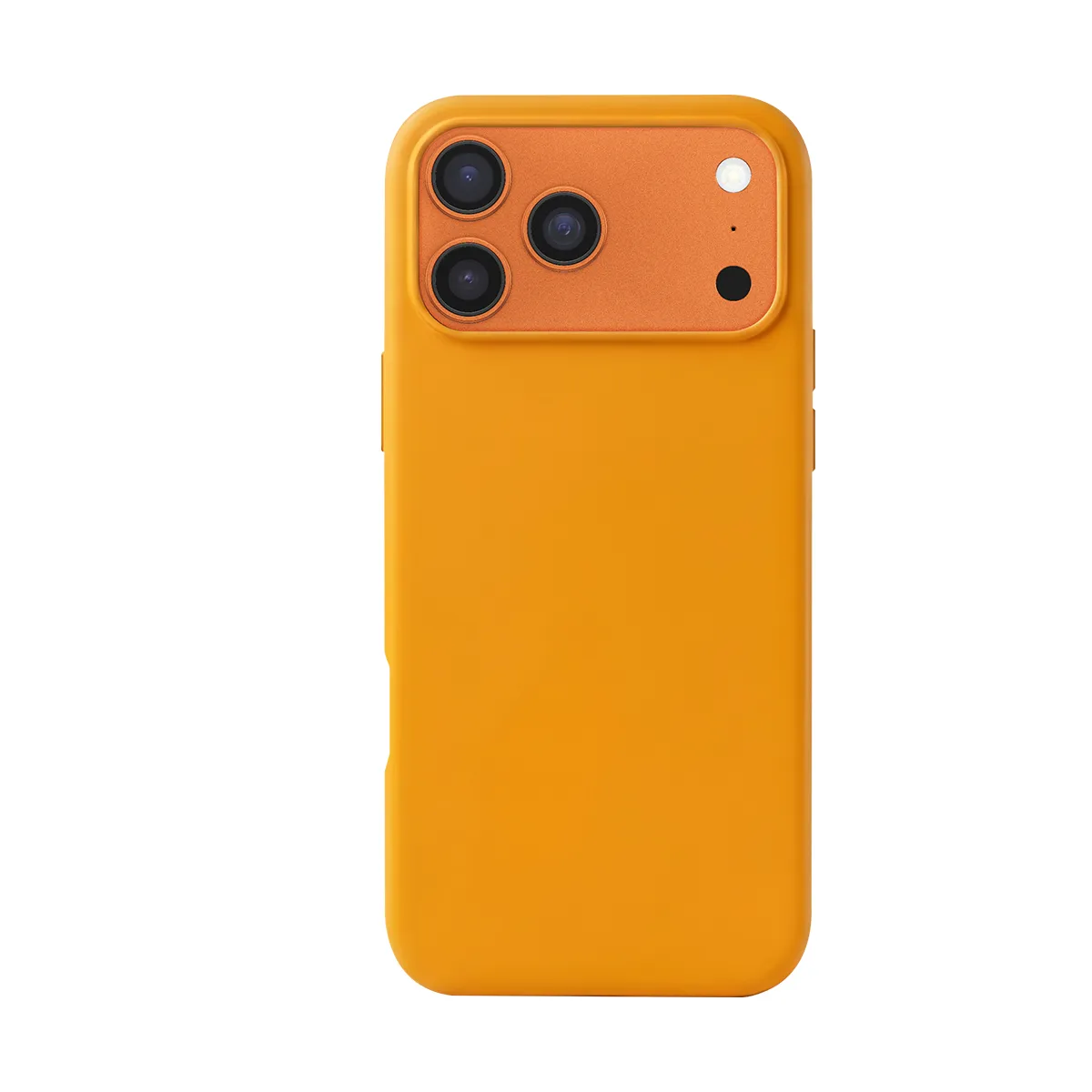 Mw Orange Coque Silicone Magsafe Pour Iphone 17 Pro Aimantée Avec Protection Caméra