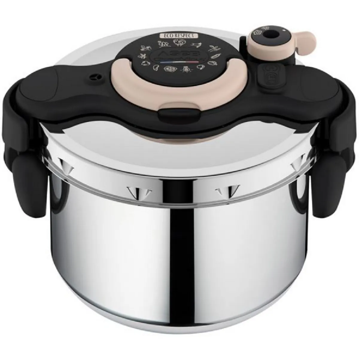 Autocuiseur SEB P4900731 Clipso Minut' Eco Respect+ – 6L, Écologique, Induction - vue 3