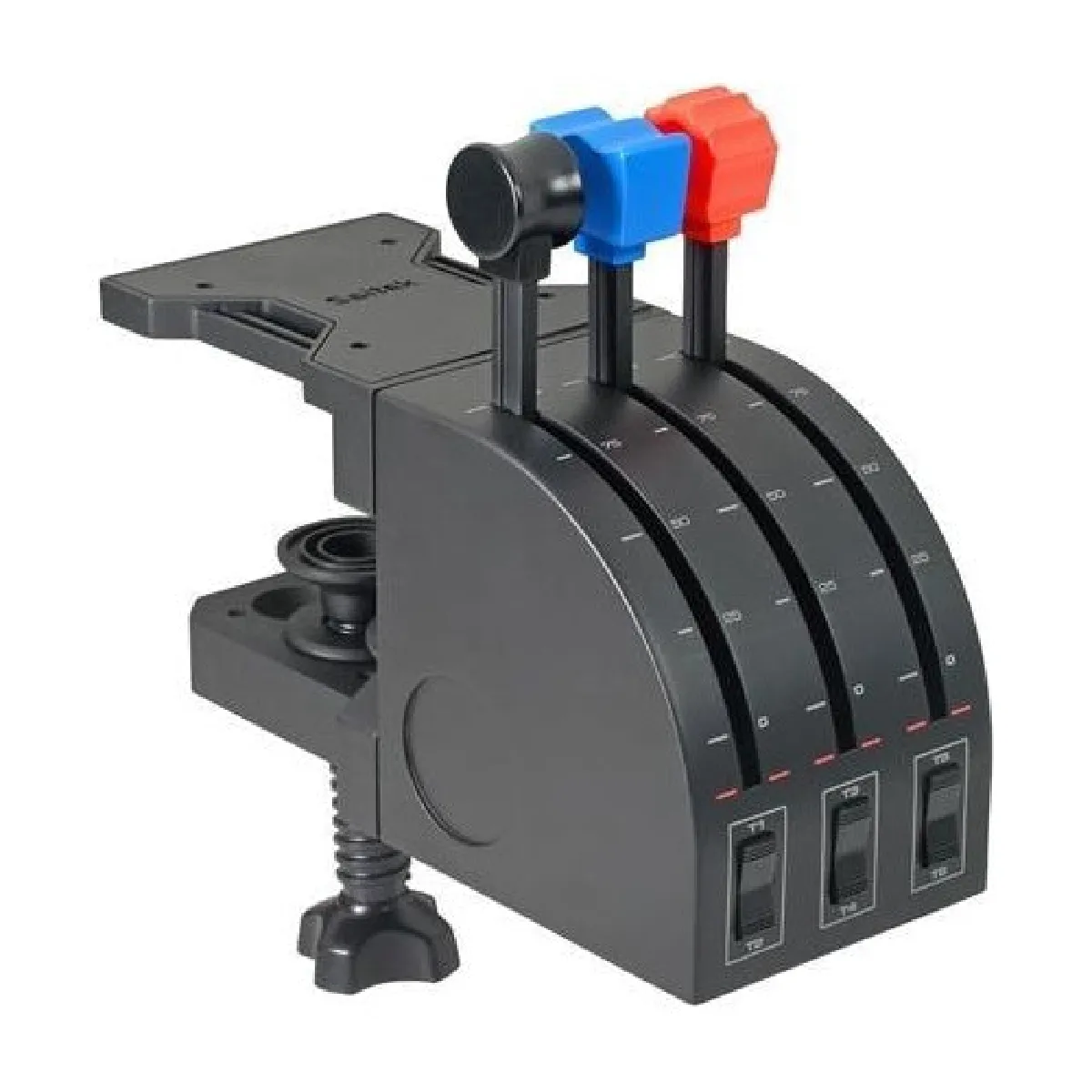 Logitech Saitek Pro Flight Throttle Quadrant Filaire pour PC (945-000015) - vue 1